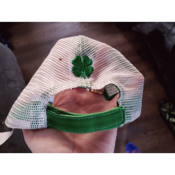 Bud Light Green Shamrock Trucker Baseball Hat - Picture 2 of 4
